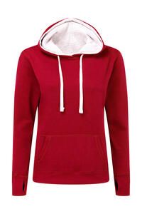 SG Originals SG24F - Contrast Hooded Sweatshirt Women Red/White