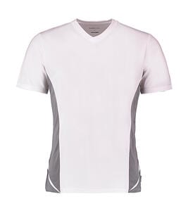 Gamegear KK969 - Regelmäßiges Fit Cooltex® Panel gegen Neck -T -Shirt White/Grey