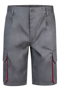VELILLA 103007 - Zweifarbige Shorts Grau / Rot