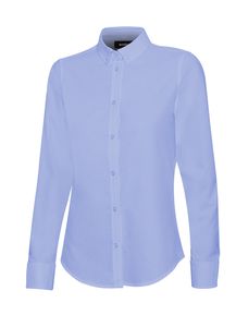 VELILLA 405005S - Frauen LS Oxford Shirt Sky Blue