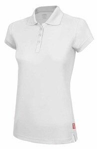 VELILLA 405503 - Frauen SS 100% Polyester Polo Weiß