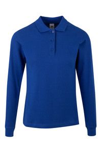 Mukua PL200WC - Langarm Frau Polo Royal Blue