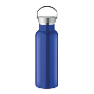 GiftRetail MO2107 - FLORENCE Doppelwandige Flasche 500 ml Blue