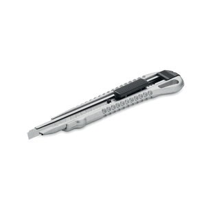 GiftRetail MO2138 - TRACTA Einziehbares Cuttermesser Silver