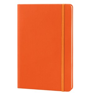 EgotierPro 30083 - A5 Notizbuch PU-Cover, elastisches Band, 96 Seiten LUXE