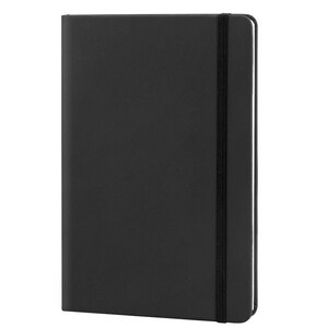 EgotierPro 30083 - A5 Notizbuch PU-Cover, elastisches Band, 96 Seiten LUXE