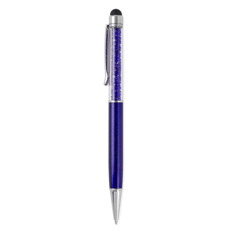 EgotierPro 33584 - Aluminium-Stift mit Touchscreen-Spitze und Diamanten DIAMONDS