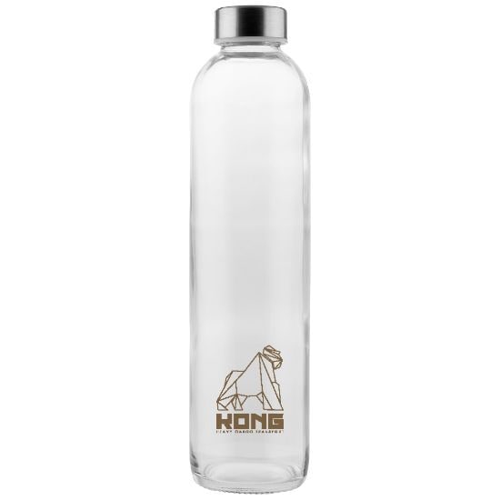 EgotierPro 50000 - Glasflasche mit Metallverschluss 760 ml FRIDGE