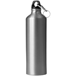 EgotierPro 50008 - 750 ml Aluminiumflasche mit Glanzfinish, Karabiner und Schraubverschluss WINNER