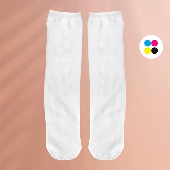 EgotierPro 50629 - Lange Polyester Socken mit Sublimationsfinish FIT