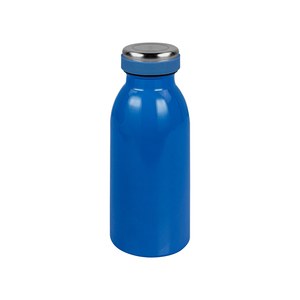 EgotierPro 52013 - Doppelwandige Edelstahlflasche 350 ml Blue