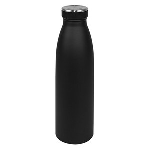 EgotierPro 52029 - Doppelwandige Flasche 500ml mit Gummi-Kappe