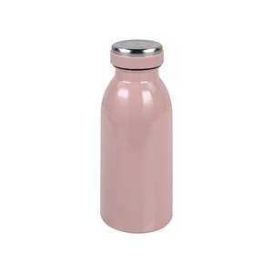 EgotierPro 52013 - Doppelwandige Edelstahlflasche 350 ml Rosa