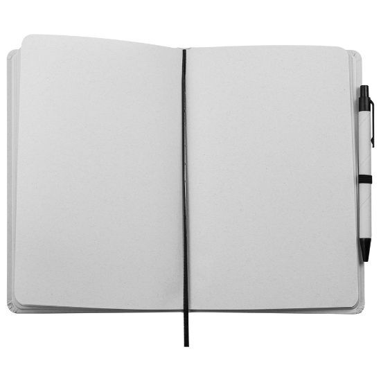 EgotierPro 53536 - A5 Notizbuch & Stift aus recycelten Milchkartons, FSC-zertifiziert MIRAKA