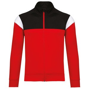 PROACT PA391 - Trainingsjacke mit Reißverschluss für Kinder Sporty Red / Black