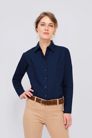 SOLS 16060 - Damen Popeline Bluse Langarm Executive