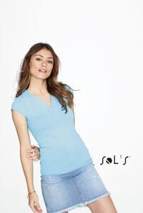 SOLS 11165 - DAMEN T-SHIRT MIT FLÜGELÄRMELN MINT