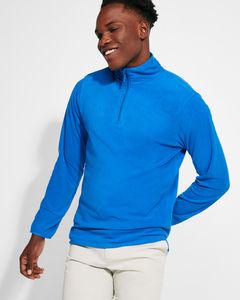 Roly SM1095 - Himalya Microfleece Langarm Pullover mit Half Zip und Kinnschutz