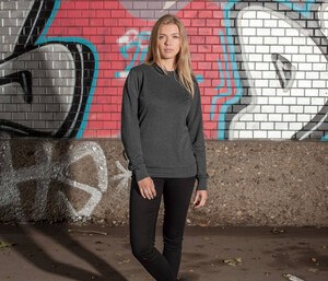 Build Your Brand BY025 - Leichtes Damen-Sweatshirt mit Rundkragen