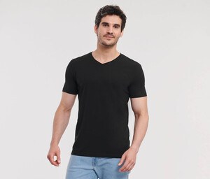 Russell RU103M - Herren-Bio-T-Shirt mit V-Ausschnitt