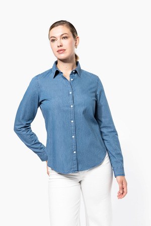 Kariban K509 - Damen Denimhemd