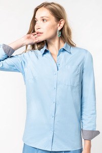Kariban K585 - Langarm-Baumwollhemd für Damen