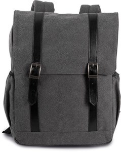 Kimood KI0143 - Canvas-Rucksack mit Klappe