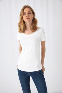 B&C CGTW047 - Ladies SLUB Organic Cotton Inspire T-shirt