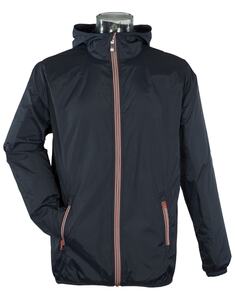 Barents SPEED - Wind Breaker Unisex mit Kapuze und kontrastierenden Reißverschluss