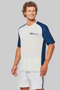 Proact PA4030 - Zweifarbiges Padel Herren-T-Shirt mit Raglanärmeln