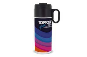 TopPoint LT98718 - Isolierbecher Flow mit Griff Sublimation 400ml