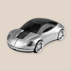 EgotierPro 33575 - Auto-Form ABS Kunststoff Funkmaus CAR
