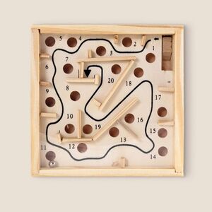 EgotierPro 52057 - Geschicklichkeitsspiel mit Labyrinth-Design MAZE